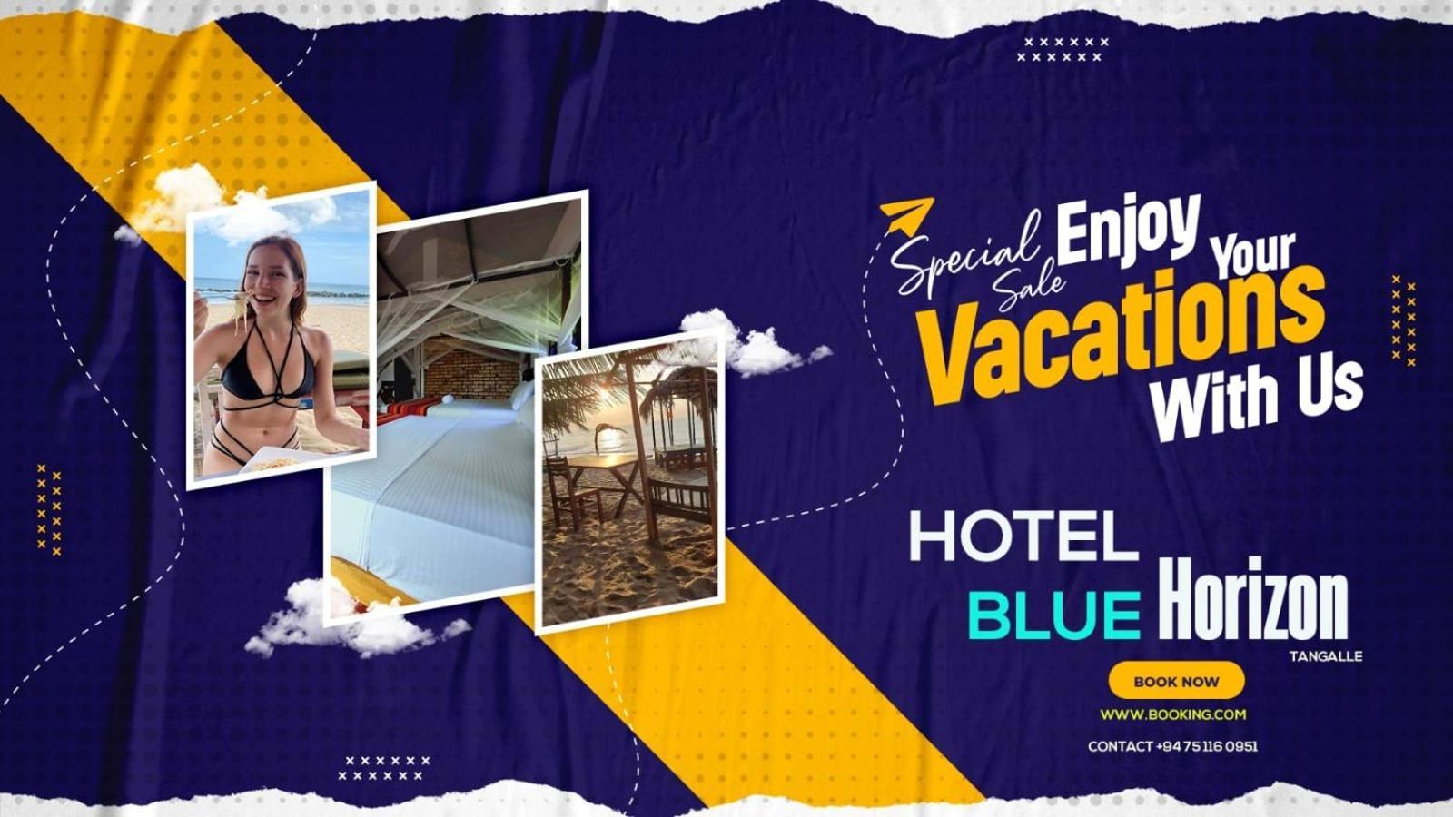 Blue Horizon Beach Hotel タンガラ エクステリア 写真